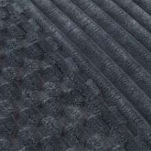 Soft And Warm Zurich Blanket - Gris oscuro - Ver 2