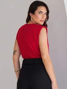 Women Tank Tops & Camis - Red - View 6