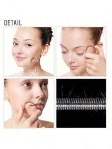 1 Piece/Facial Epilator - Physical Epilator - Spring Facial Epilator - Women's Portable Thread Facial Epilator - Portable Lip Epilator Spring Beauty Tool - Facial Thread Epilator, Removes Unwanted Hair On Upper Lip, Chin, Face And Neck - Gentle And Effective Spring Technology, Random Colors - 彩色 - 查看 3