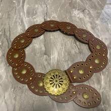 A High - Quality Metal Belt With A Circular Design For Summer Summer, School - Bohemian - View 7