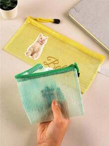 Custom Waterproof Pool Bag, Pet Photo And Name LOGO Custom Color Pool Bag, 13*9.5in/33*24cm Large Personalized Name Shadow Beach Bag, Bridesmaid Wedding Bag, Personalized Pool Bag, Waterproof Bag