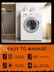 1件套数码印花床单套装，床垫保护套，床罩，南瓜图案，舒适家纺，透气防起球床垫保护套，柔软亲肤，卡通图案床罩，柔软舒适的卧室床上用品 - 彩色 - 查看 7