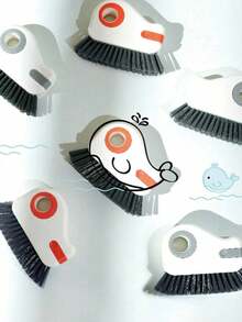 2-in-1 Fensterführungsreinigungsbürste - Abnehmbare Tür- und Fensterbankreiniger, Glaseckenreiniger und Kunststoffspaltenwerkzeug