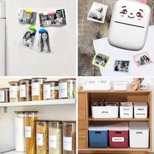 1Pc Mini Printer, For IOS&Android Wireless Pocket Printer Smart Portable For Inkless Printer & Clear Printing For Study Notes!Label,Notes,Memo,Photos