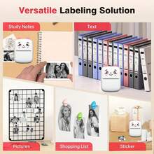 1Pc Mini Printer, For IOS&Android Wireless Pocket Printer Smart Portable For Inkless Printer & Clear Printing For Study Notes!Label,Notes,Memo,Photos