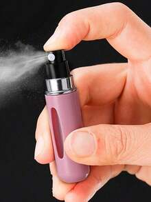 5pcs5ml Perfume Dispenser Bottle Bottom Perfume Bottle Filled With High-End Portable Pressure Spray Spray Bottle Empty Bottle Sample Dispenser Storage Containers - Multicolor - View 2