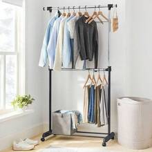 Adjustable Double Rod Garment Rack - ™ - Multicolor - View 2