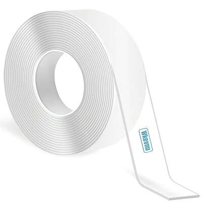 Double Sided Tape Heavy Duty,Removable Mounting Tape,Picture Hanging Adhesive Strips,& Weatherproof Indoor/Outdoor Use,Picture Hanging & Carpet-10FT