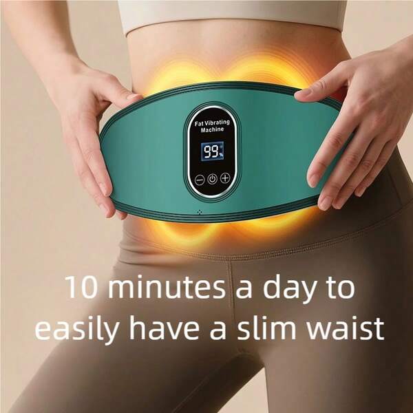 OBOVAY حزام تدليك وتسخين للجسم بالكامل قابل للشحن عبر USB، للتنحيف والتشكيل - جهاز استرخاء وتعزيز اللياقة محمول، مناسب للرجال والنساء، 800 مللي أمبير، هدية مثالية ل- 5 مناسبات رئيسية (عيد الميلاد، هالوين، عيد الفصح، عيد الحب، )