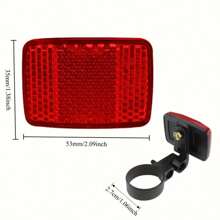 Mountain Bikes Have Reflective Safety Warnings Before And After Nighttime Driving, With Pure Physical Reflection That Does Not Require Power Supply And Is Easy To Install