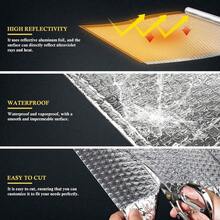 60cm X 5m Radiator Heat Reflective Insulating Foil  Radiator Pad UK - Silver - View 2