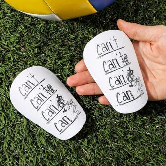 1 Pair Mini Soccer Shin Guards, Adult Slip-In Leg Protectors - Thick Mini Soccer Shin Pads - Suitable For All Seasons