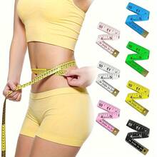 Double-Sided 60 Inch/150 Cm Measuring Tape – Flexible Aluminum Tape Measure For Weight Loss, Medical Body Measurement, Sewing And Tailoring – White, Tailor Accessories| Practical Tools| Precise Scale