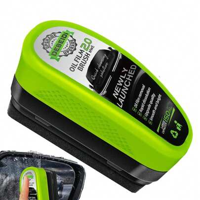 1/2 st 150 ml biloljefilmsrengöringsborste bilglasoljefilmsrengöring hydrofob vindruteoljefilmsborttagare för bilfönster