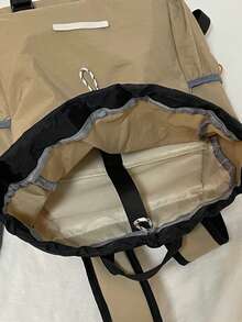 Backpack For Boys, Fashion Minimalist New Patchwork Design For Elementary, Middle, High School Students, College, Hiking, Travel Rucksack Large Capacity Bag - Multicolor - View 11