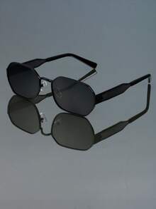 Kính thời trang hình chữ nhật gọng nhỏ cổ điển retro mới cho nam, phong cách Punk cá nhân hóa, lễ hội hip hop, tiệc tùng đường phố, sàn diễn thời trang - Nhiều màu - Xem 8