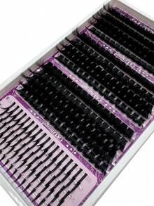 20 Rows 10-20mm D/DD Curly Spike Lash Clusters + 60D 80D 100D/120D 140D 160D Manga Eyelash Clusters 0.07 Anime Cluster Eyelash Extensions Clusters Lashes Lash Spikes Fairy Lash Clusters With Spikes Individual Lashes For Beginners, Reusable, Suitable For Parties, Weddings, Dates, Halloween And Daily Wear - 黑色 - 查看 9