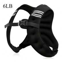 6/10磅负重背心 - 男女通用，带反光条，适合力量训练、跑步和其他健身活动 - 彩色 - 查看 5