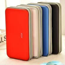 80-Disc CD/DVD Storage Case - Moisture-Proof Album Organizer With Protective Sleeves, Portable Media Storage Box For CD/DVD Disc Collection, Durable Hard Shell Case, Space-Saving Design, 80-Disc CD/DVD Storage Case Moisture-Proof Hard Shell Shockproof Dustproof Scratch-Resistant Protective Sleeves Anti-Static Lining Quick Access Portable Media Storage Box Space-Saving Design Disc Collection Home Office Travel Collector's Gift - Multicolor - View 2