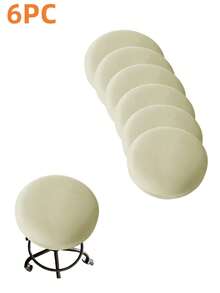 Round Bar Stool Seat Covers Washable Stool Cushion Slipcover Elastic Bar Chair Covers Bar Stool Covers Round, High Elastic Circle Stool Cover, Soft & Easy To Clean Chair Seat Slipcover - Multicolor - View 16