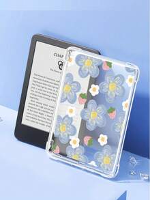 Ayotu 1 件叶子和花朵保护套，适用于 Kindle、兼容 Kindle Paperwhite 第 12 代 2024/Kindle Colorsoft Signature Edition/Kindle（第 11 代 - 2024 年发布）、Kindle Paperwhite 第 11 代 2021/Kobo Clara Colour/BW - 彩色 - 查看 2