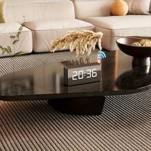 4K WiFi Camera Clock, Indoor Home Camera, Wireless HD Camera, App Real-Time Viewing, Night Vision, Motion Detection Loop Recording, Portable Wireless Surveillance Camera For Home, Office, Warehouse - màu đen - Xem 5