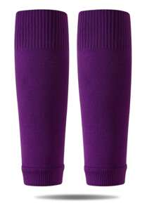 1 par de calcetines de fútbol de pierna larga fijos, cubiertas de pierna para adultos, protectores de pierna, calcetines de ciclismo, calcetines de otoño - Multicolor - Ver 16