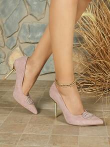 Women's Fashion Floral Patchwork High Heel Pumps