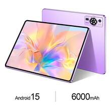 UXD A5 Android 15 Tablet 10.1" IPS, 12GB+256GB(Expandable To 1TB), 4G LTE/ WiFi, Octa-Core, 6000mAh, With Keyboard, Mouse, Stylus, Case & More - Purple - View 6