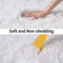 1 Pc Soft Modern Indoor And Outdoor Plush Pink/Grass Green/Camel Carpet For Bedroom Living Room Dormitory Kids Room Home Decoration Non-Slip Polyester Fiber Comfortable Kids Room Decoration Floor Carpet