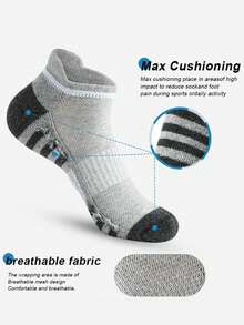 31Pairs Ankle Athletic Running Socks Cushioned Breathable Low Cut Sports Tab Socks For Men And Women