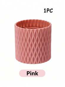 1个可旋转菱形网格化妆刷架，梳妆台收纳架 - 适用于口红、眉笔、眼影刷、散粉刷等，简约桌面文具刷架收纳架 - 彩色 - 查看 12