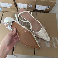 Women Pumps - 米色 - 查看 3