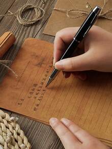 10pcs Vintage Kraft Paper, Suitable For Home Office Stationery, Vintage - Thank You Cards, Love Letters, Invitations, Resumes, Awards, Diplomas, Arts, Crafts, Certificates - Multicolor - View 3