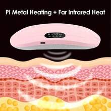 Female Menstrual Electric Belt, Hot Compress, Heater, For Home Use, Vibrating Lumbar Massager, Rechargeable Model, Heat Pad For Stomach, Perfect Choice For Valentine's Day Giftschristmas Gifts,Hand Warmers,Gifts For Men,Stocking Stuffers,Hand Warmers Rechargeable