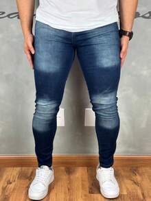 Premium Super Skinny Basic Jeans 01 - Light Wash - View 4