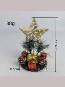 Weihnachts-Neuheit Goldener Metall Hirsch, Schneeflocke, Stern Kerzenhalter, Glas Wand & Gewichteter Fuß, Einzel-/Doppel-Kerzenhalter für Fenster-Display & Tisch-Dekoration