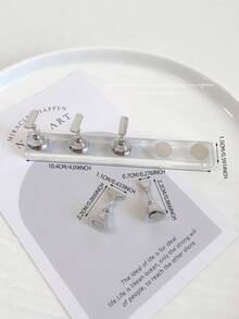 Soporte para práctica de arte de uñas con punta larga de acrílico y cristales, decoración de uñas vintage de flores de resina y cristal, uso en casa y salón, adecuado para madres, hermanas, esposas, amantes, bodas