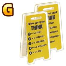 Acrylic Desk Sign "I Will Be Back In 10 Minutes, But If I Don't Come Back, Please Read This Sign Again" Humorous Office Decoration, Unisex Colleague Gifts, Multifunctional Room With Various Slogan Decorations.Desk Accessories,Desk Accessories Office,Office Decor,Office Decor And Accessories, Room Decor Home Decor Ornaments Home Miniature Things