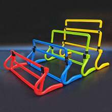 1pc Basketball And Football Explosive Power Agility Training Small Hurdles, Four-Level Height Freely Adjustable, Easy To Disassemble And Store