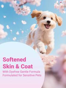 GJYC PET 二合一狗狗洗发水和护发素 3.38 液体盎司小瓶装，适合所有犬种的温和幼犬配方，婴儿爽身粉香味，PH 值平衡，低过敏性