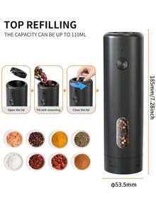 CLITON Electric Salt & Pepper Grinder
