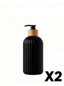 1pc 500ml Soap Dispenser, With Bamboo Pump, Suitable For Bathroom, Shower, Counter, Kitchen, Laundry Room Back To School - White - View 7