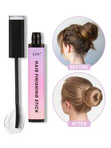 2 Peças Bastão Finalizador de Cabelo para Cabelos Pequenos e Quebrados, Creme/Gel Naturalmente Refrescante para Mulheres, Bastão de Cera de Cabelo, Não Oleoso e Não Pegajoso