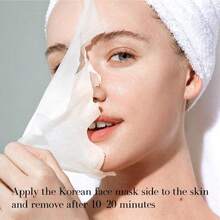HEALOINE 10 Packs Stem Cell Serum Facial Mask Collagen Face Mask Overnight Korea Hydrating Collagen Face Masks Pore Minimizing, Elasticity Improvement Sheet Mask For All Skin Type Skincare - 顏色A - 查看 4