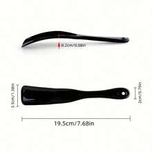 1pc Professional Shoe Lifter 19cm/7.48inch Shoe Horns Plastic Shoe Horn Spoon Shape Shoehorn,Shoes And Boots Accessories - Multicolor - View 4
