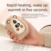 1pc AI Hand Warmers, 1200mAh Electric Hand Warmers, AI Smart Chips Heat, Portable Pocket Heater, Gifts For Christmas, Outdoor, Golf, Hunting, Camping Accessories