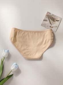 4条装多色棉质高弹力透气无缝女式内裤 - 彩色 - 查看 3