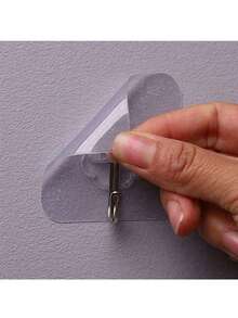 1 Toilet Paper Holder, Suitable For Bathroom And Kitchen, Bathroom Wall And Door Paper Practical Necklace, Seamless Double-Sided Tape, Available In Two Colors, Black/White, Bathroom Accessories, Bathroom Paper Rack, Kitchen Accessories, Dormitory Essentials, College Students Returning To School Essentials, Dormitory Paper Rack. Bathroom Accessories Bathroom Tools