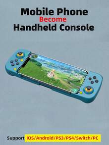 1 pieza Controlador de juego móvil inalámbrico extensible, adecuado para iOS/Android/Switch/PS3/PC. Joystick retráctil de mano para juegos, disparo continuo, cambio de modo con un solo botón, universal, que convierte el teléfono móvil en una consola de juegos portátil en segundos - Multicolor - Ver 13